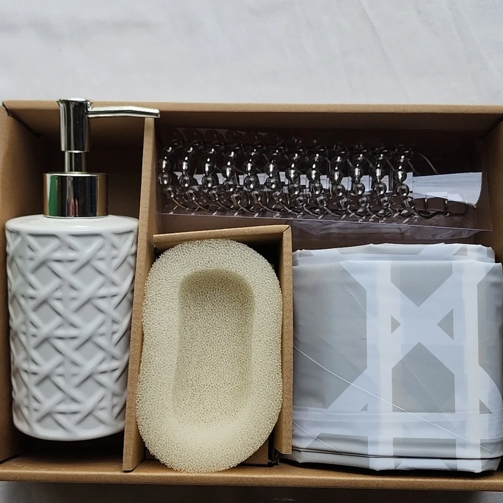 Fresh Home 4pc Bath Accessory Set